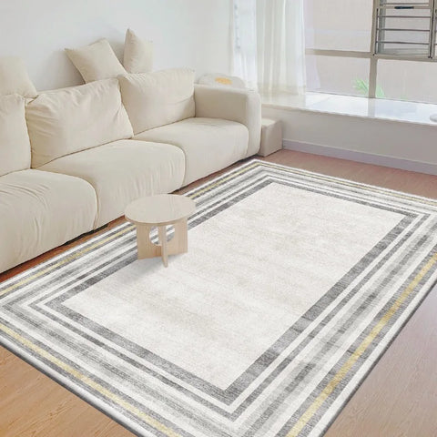 Navak Carpet Exclusive Picks Nordic simple geometric crystal velvet large carpet living room mat family sofa balcony corridor non-slip decorative Rugs