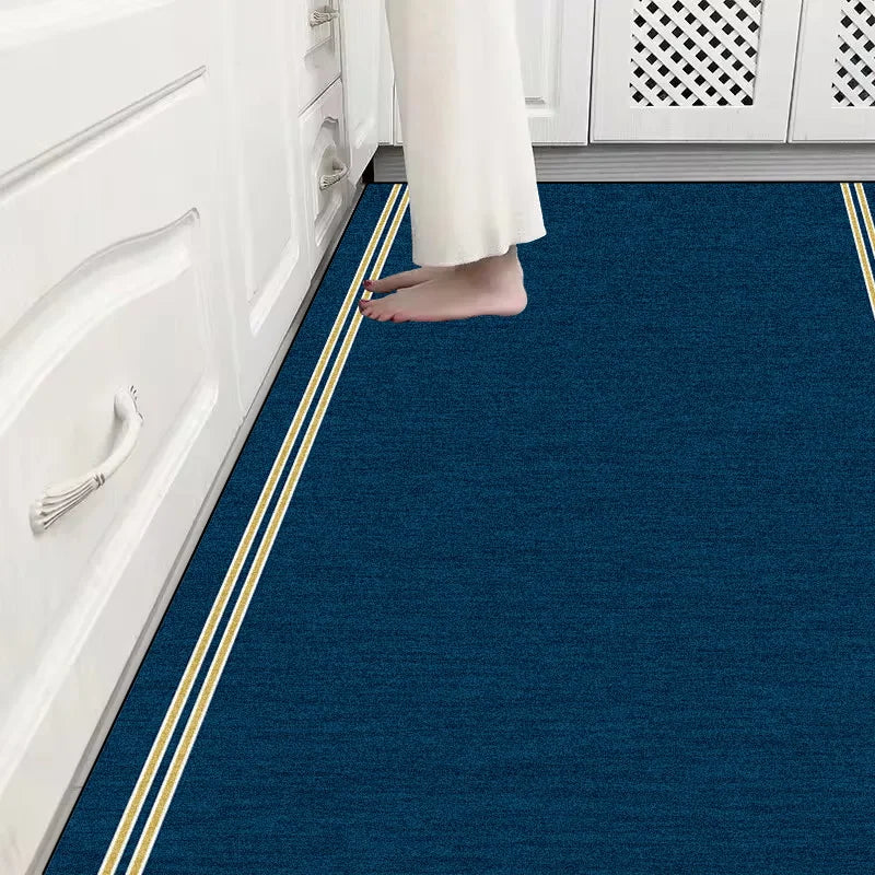 Navak Carpet Modern Geometric Corridor Carpet Kitchen Decor Non-slip Runner Rugs Bathroom Passageway Entrance Door Mat Hotel Lobby Long Rugs