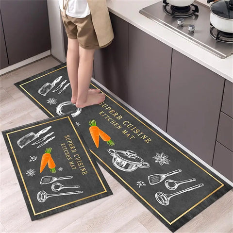 Navak Carpet Kitchen Carpet Mats for Floor Bedroom Living Room Long Bedside Area Rug Soft Washable Carpet Anti Slip Bathroom Entrance Doormat