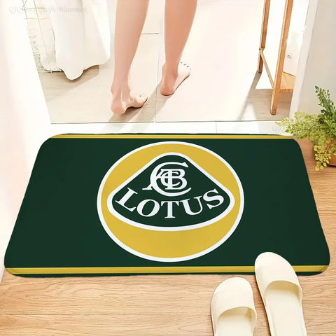 Navak Carpet 1pc Lotus Caterhams Racing Team Car Floor Mat Floor Mat Anti-Slip Kitchen Bedroom Handmade Tufted Rug Carpet Living Room