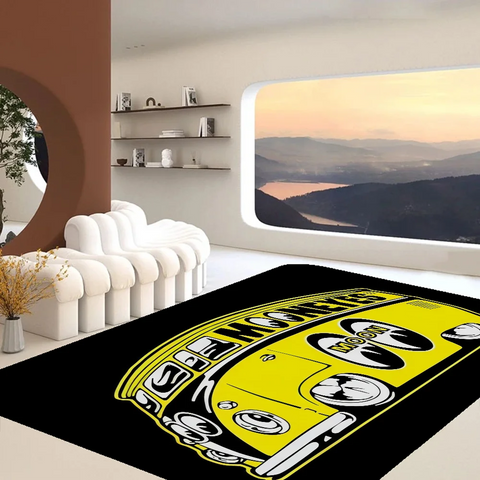 Navak Carpet Mooneyes Print Floor Mat INS Style Soft Bedroom Floor House Laundry Room Mat Anti-skid Bedside Area Rugs