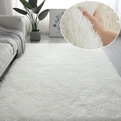Navak Carpet Hairy Rainbow Rugs for Children Bedroom Soft Furry Carpets Living Room Kids Baby Room Nursery Playroom Cute Room Decor Area Rug