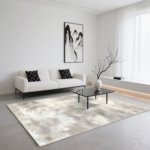 Navak Carpet Abstract Art Style CARPET FOR LIVE ROOM Light Luxury Decoration Home Non-slip Washable Rug Minimalism Bedroom Fluffy Soft Mats