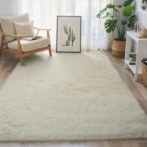 Navak Carpet Area Rugs For Bedroom Living Room Fluffy Fuzzy Shag Shaggy Soft Plush Gray Carpet Indoor Floor Gray Rug For Kids Home Dorm Decor