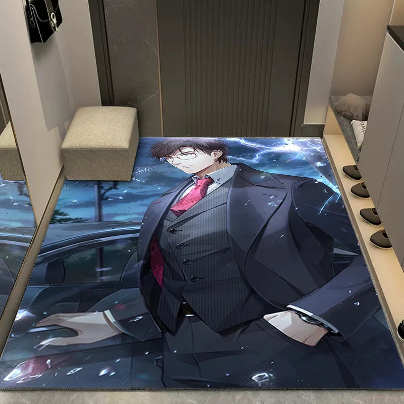 Navak Carpet Cartoon Anime Carpets for Living Room Bedroom Bedside Soft Area Rug Anti-slip Large Size Balcony Floor Mat Indoor Decoration