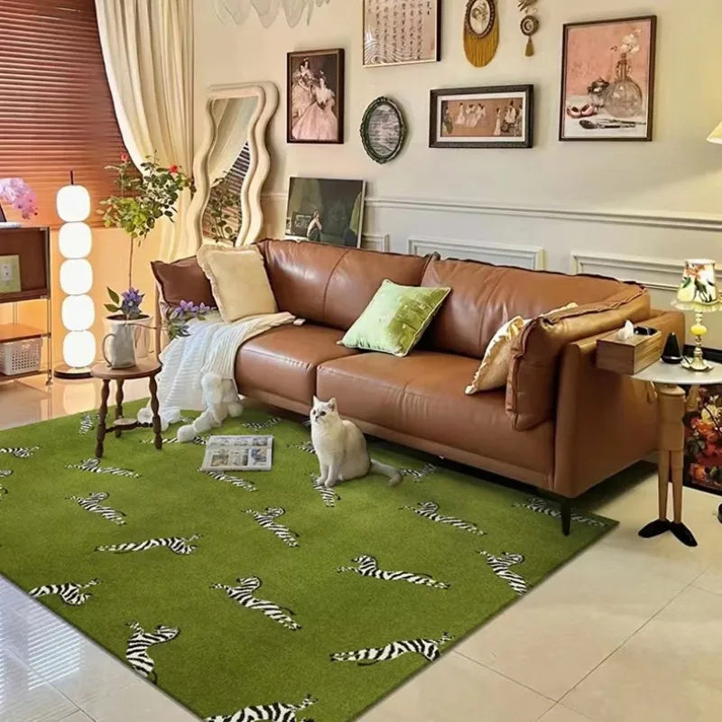 Navak Carpet Light Luxury Carpets for Living Room Modern Style Bedroom Decor Plush Carpet Fluffy Soft Leopard Print Rug Home Non-slip Mat