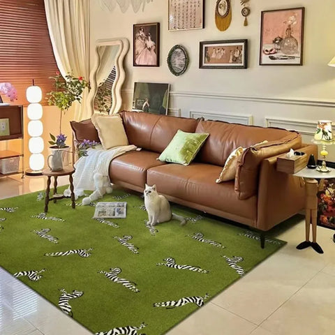 Navak Carpet Light Luxury Carpets for Living Room Modern Style Bedroom Decor Plush Carpet Fluffy Soft Leopard Print Rug Home Non-slip Mat