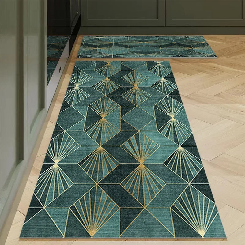 Navak Carpet Polyster Kitchen Carpet Mats for Floor Bedroom Living Room Area Rug Soft Washable Carpet Anti Slip Bathroom Entrance Doormat