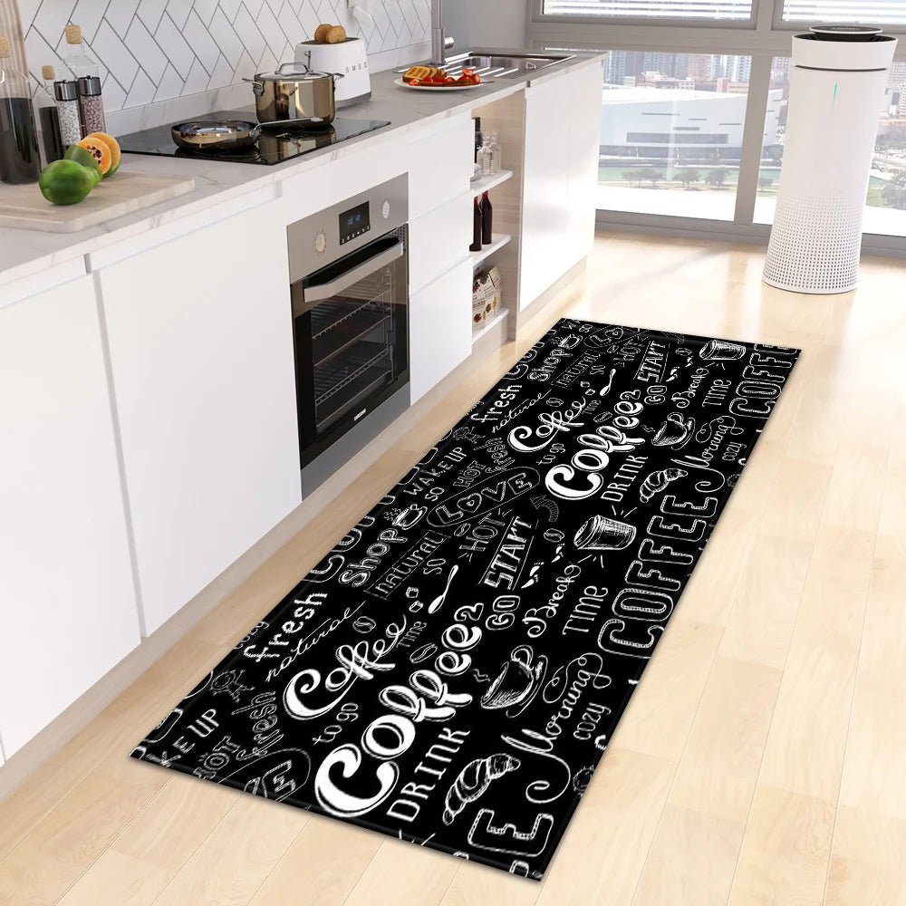 Navak Carpet Entrance Doormat House Kitchen Rug Coffee Bathroom Hallway Decoration Carpet Living Room Bedroom Floor Balcony Non-Slip Foot Mat