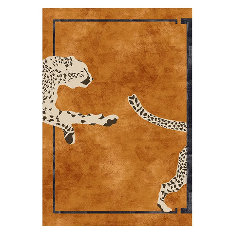 Navak Carpet Light Luxury Carpets for Living Room Modern Style Bedroom Decor Plush Carpet Fluffy Soft Leopard Print Rug Home Non-slip Mat