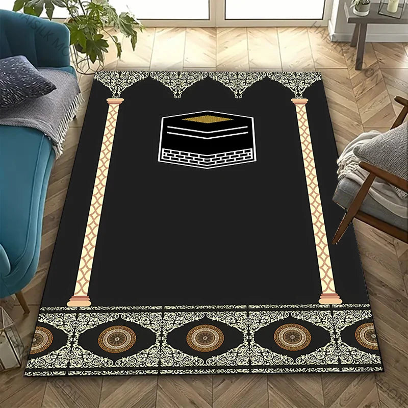 Navak Carpet Muslim Prayer Non-slip Carpet Room Mat Living Room Bedroom Sofa Large Area Mat Daily Prayer Soft Carpet Ramadan Gift for Friend