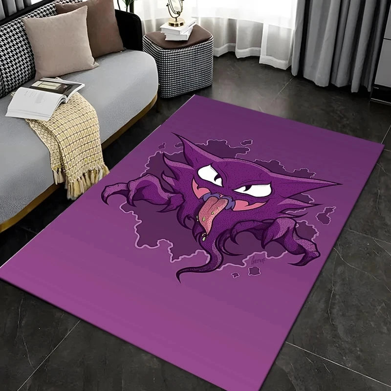Navak Carpet Daily Picks Disney Gengar Area Rug Japanese Anime Pokemen Carpet for Living Room Bedroom Sofa Doormat Kitchen Floor Mat Home Decor