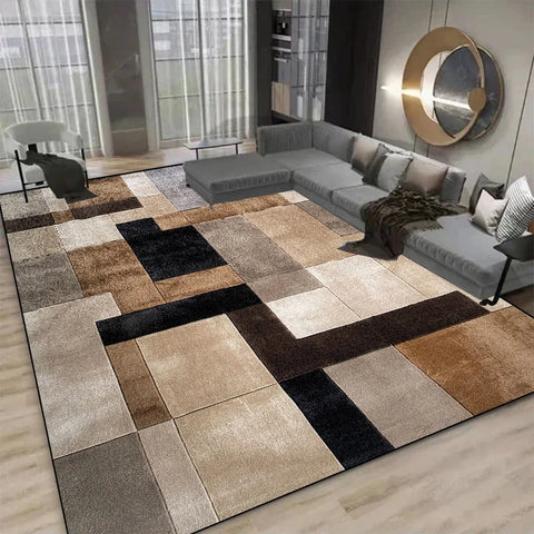 Navak Carpet Modern Abstract Carpets for Living Room Large Area Decoration Parlor Sofa Floor Mats Washable Bedroom Rug Anti-slip Kitchen Mat