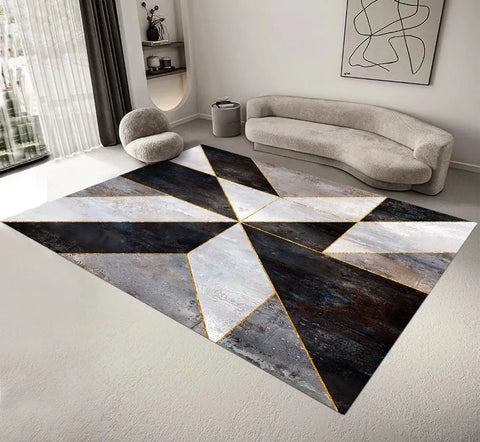 Navak Carpet Nordic Luxury Living Room Carpets Short Plush Flannel Bedroom Floor Rugs Room Decor Large Area Sofa Coffee Table Mat 160x200cm