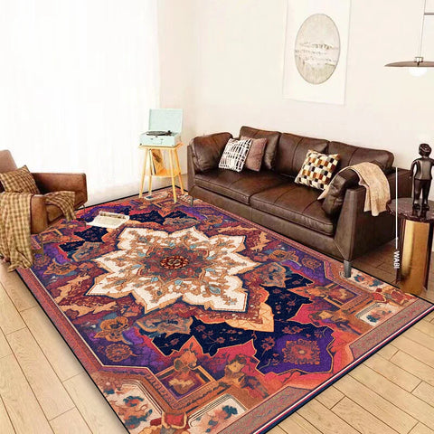 Navak Carpet Persian Carpet Living Room Coffee Tables Easy Cleaning Large Rugs 200x300 Retro Decoration Sofa Rug Bedroom Non-slip Floor Mats