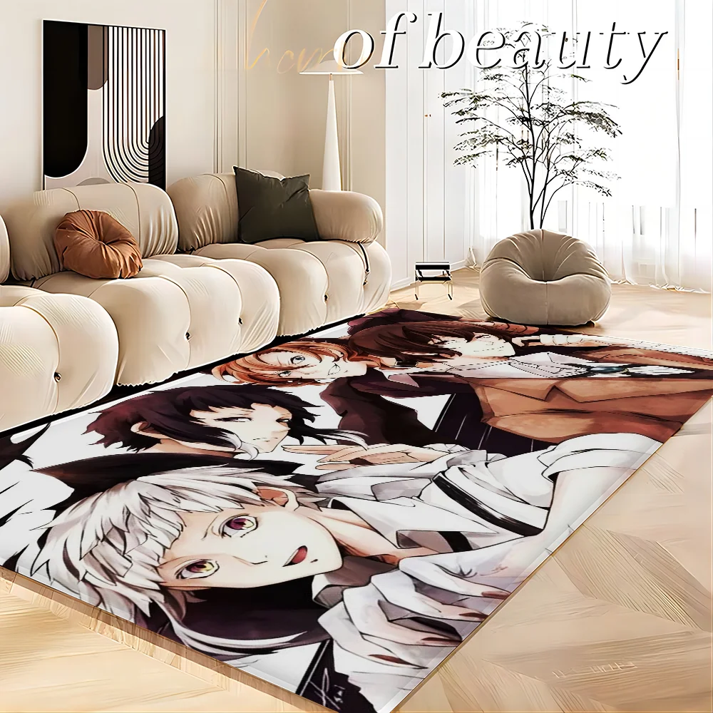 Navak Carpet Bungo Stray Dogs Room Mats Retro Multiple Choice Living Room Kitchen Rug Non-Slip Welcome Rug