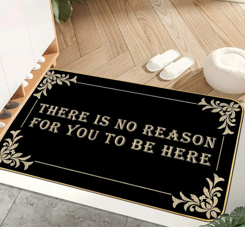 Navak Carpet Funny Welcome Mats Please Take Off Your Shoes Floor Decorative Carpet Non-slip Easy Clean Rug Room Home Office Washable Doormats