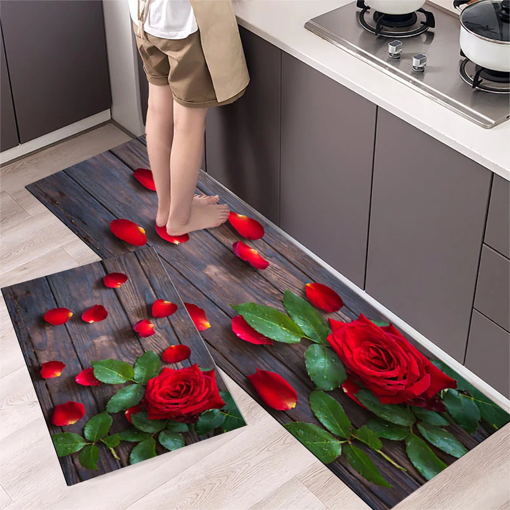Navak Carpet Kitchen Mat Carpet for Floor Home Entrance Doormat Bedroom Living Room Decor Bedside Rug Hallway Balcony Bathroom Anti-Slip Mat