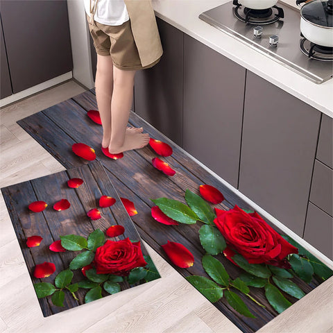 Navak Carpet Kitchen Mat Carpet for Floor Home Entrance Doormat Bedroom Living Room Decor Bedside Rug Hallway Balcony Bathroom Anti-Slip Mat