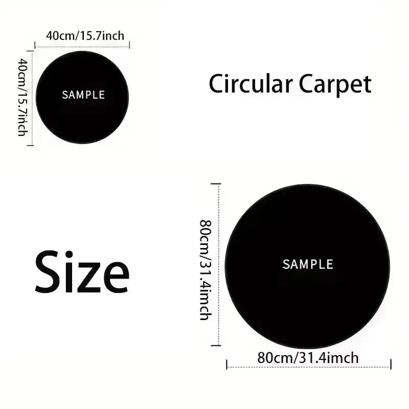 Navak Carpet Daily Picks DISNEY Kingdom Hearts Cartoon Pattern Area Rug Round Floor Mat Kid Living Room Carpet Bathroom Kitchen Doormat Decorate