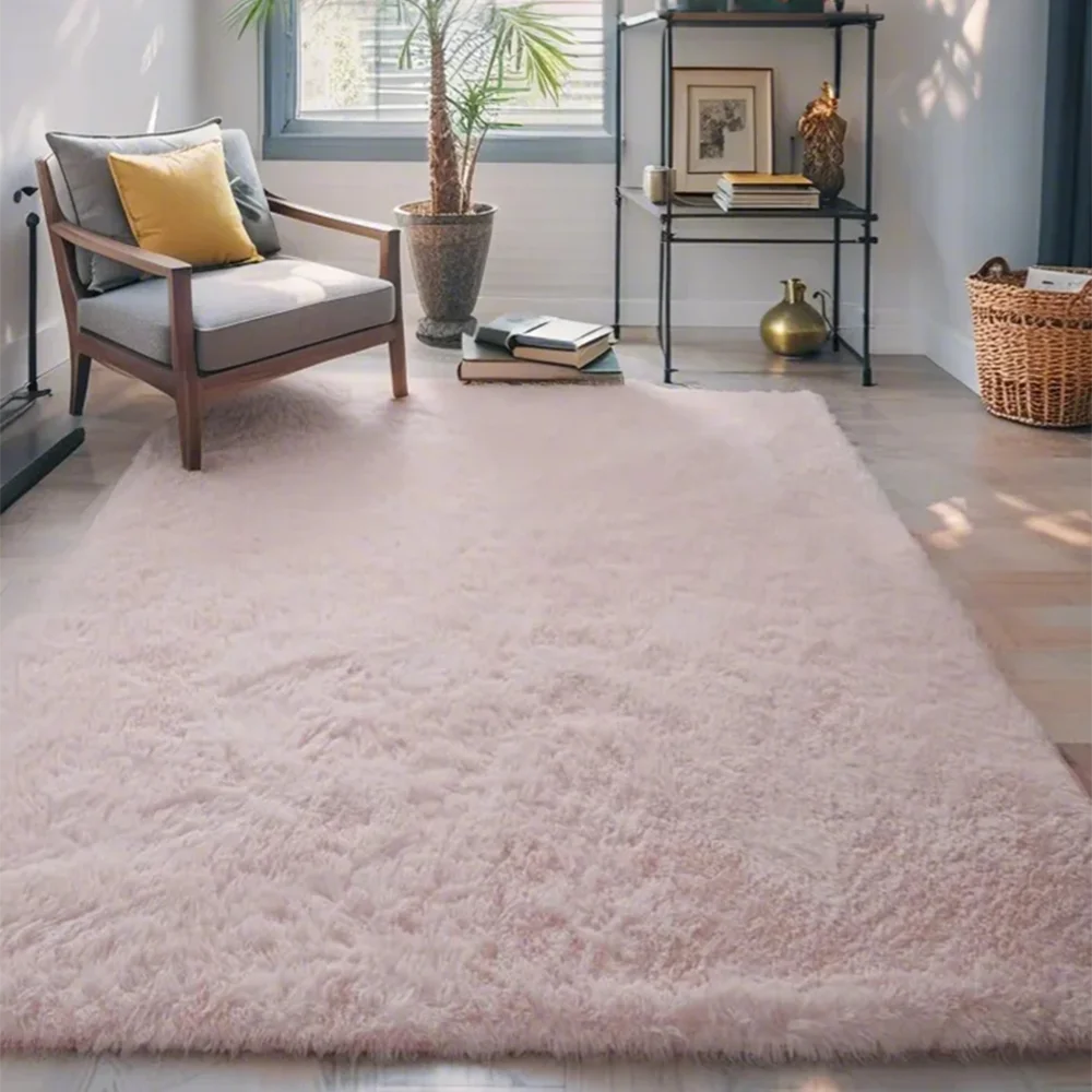 Navak Carpet Area Rugs For Bedroom Living Room Fluffy Fuzzy Shag Shaggy Soft Plush Gray Carpet Indoor Floor Gray Rug For Kids Home Dorm Decor