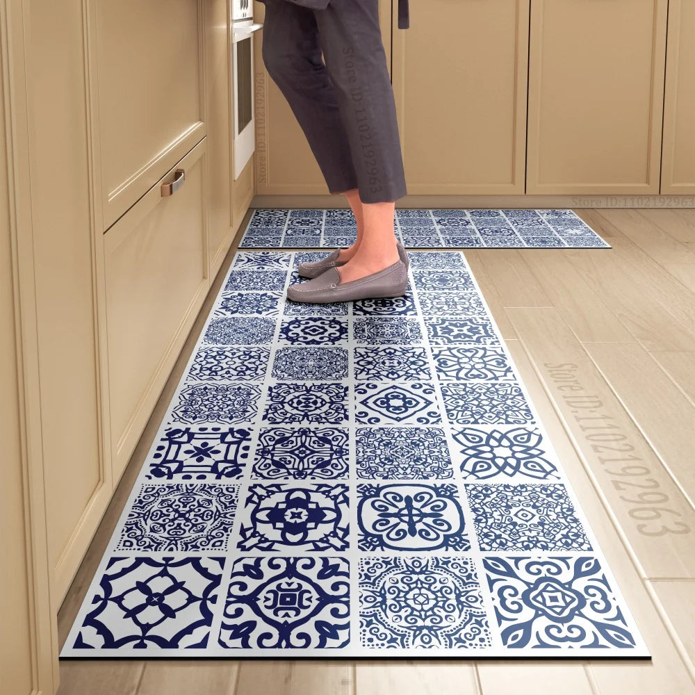 Navak Carpet Non-slip Kitchen Mat Long Rugs Crystal Velvet Carpet for Living Room Absorbent Foot Mats Bedroom Doormat Alfombra Small Rugs