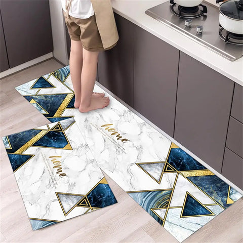 Navak Carpet Kitchen Carpet Mats for Floor Bedroom Living Room Long Bedside Area Rug Soft Washable Carpet Anti Slip Bathroom Entrance Doormat