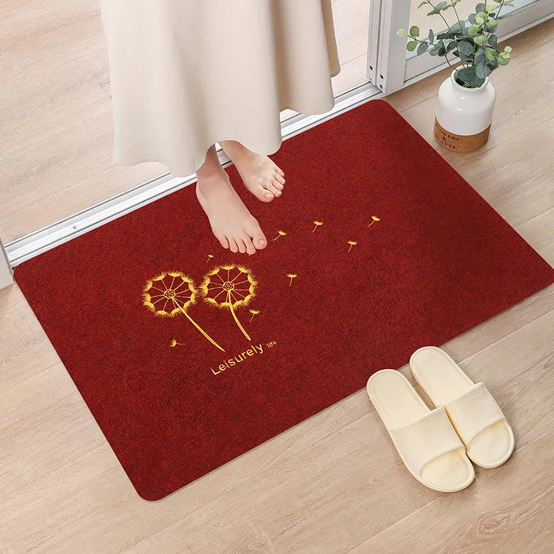 Navak Carpet Solid Welcome Entrance Doormats Carpets Rugs For Home Bath Living Room Floor Stair Kitchen Hallway Non-Slip Carpet