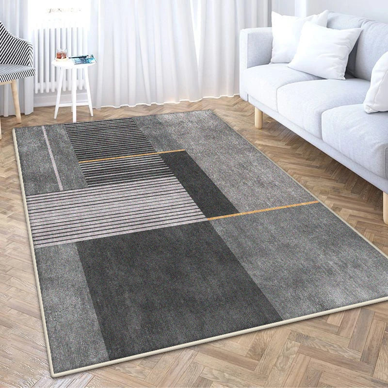 Navak Carpet Modern Geometric CARPET FOR LIVING ROOM Light Luxury Decoration Bedroom Easy Clean Rug 200x300 Large Area Lounge Antiskid Mats