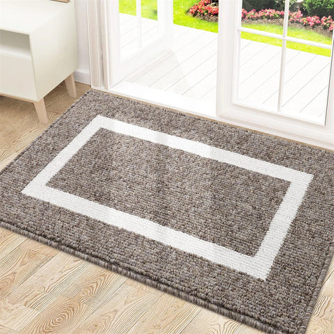 Navak Carpet Olanly Door Mat Dirt Resistant Entrance Foot Mat Outdoor Soft Kitchen Rug Non-Slip Floor Carpet Absorbent House Welcome Doormat