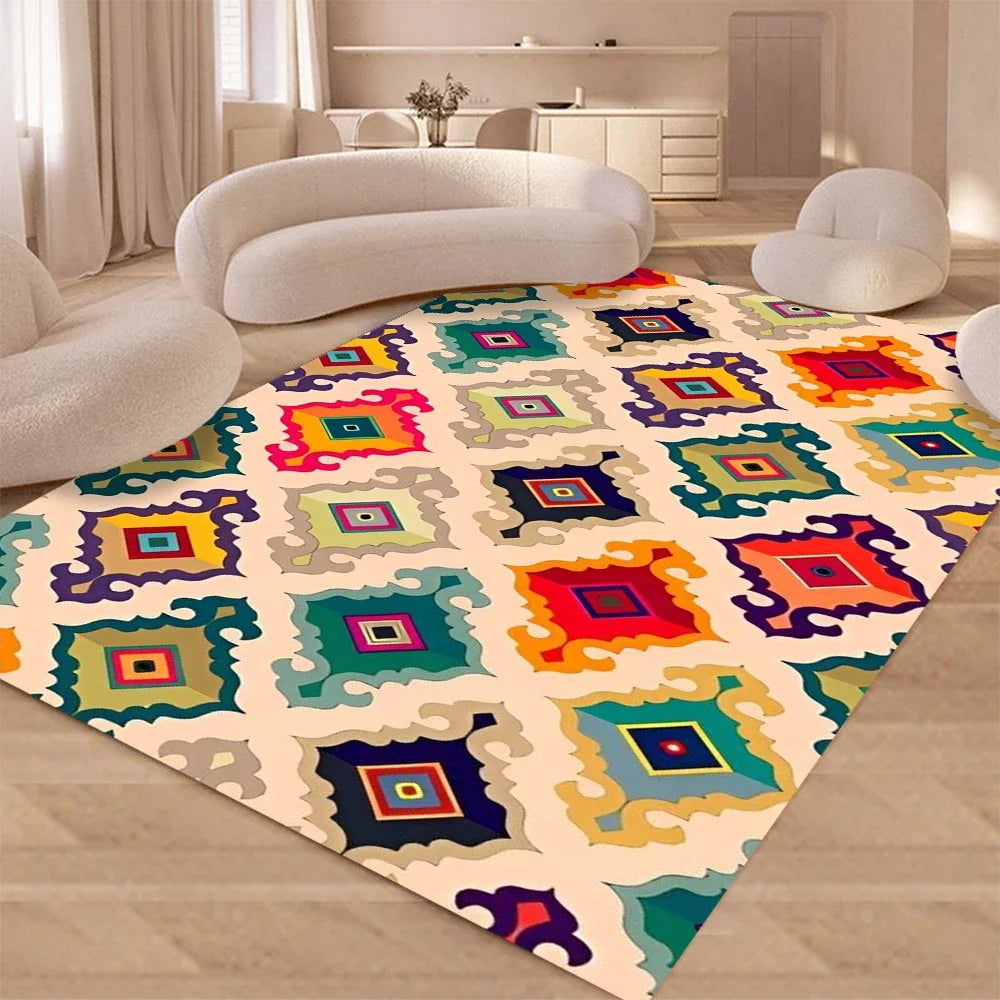 Navak Carpet Daily Picks Disney Living Room Carpet Persian Style Art Tea Room Carpets Soft Washable Balcony Rug Luxury Retro Bedside Rugs Tapis