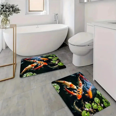 Navak Carpet 1PC Milu Deer Pattern Kitchen Rugs Non-Slip Home Door Mats Pop design Bathroom Rugs Bath Mat Carpet for Home Sink Laundry Decor
