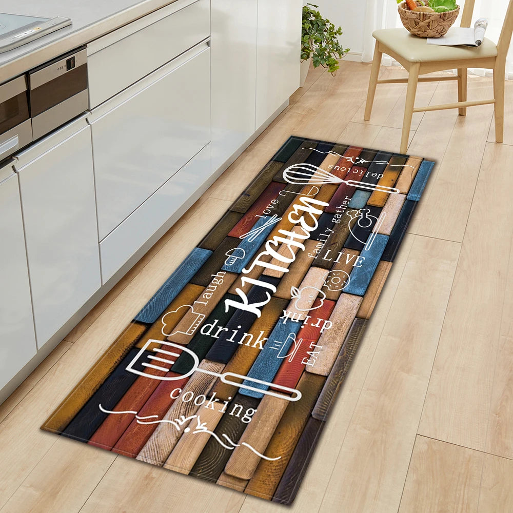 Navak Carpet Kitchen Mat Entrance Doormat Home Living Room Hallway Decoration Carpet House Balcony Bath Door Bedroom Floor Non-Slip Foot Rug
