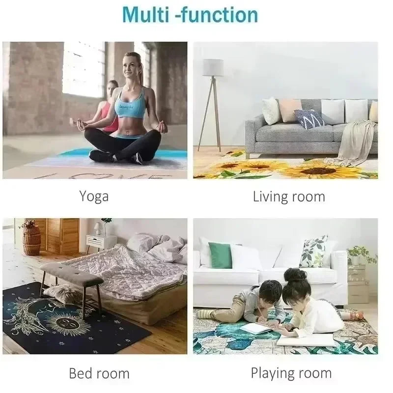 Navak Carpet Lahome Boho Half Circle Pattern Carpet for Living Room Decor Bedroom Soft Mats Kitchen Table Nonslip Rugs Lounge Sofa Floor Mat