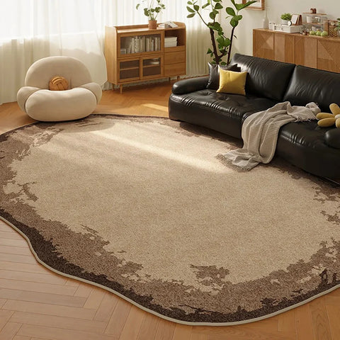 Navak Carpet Exclusive Picks Nordic Line Faux Wool Carpet - Scandi Minimalist Area Rug for Sofa, Bedroom & Bedside, Durable Non-Slip Mat Home Decor