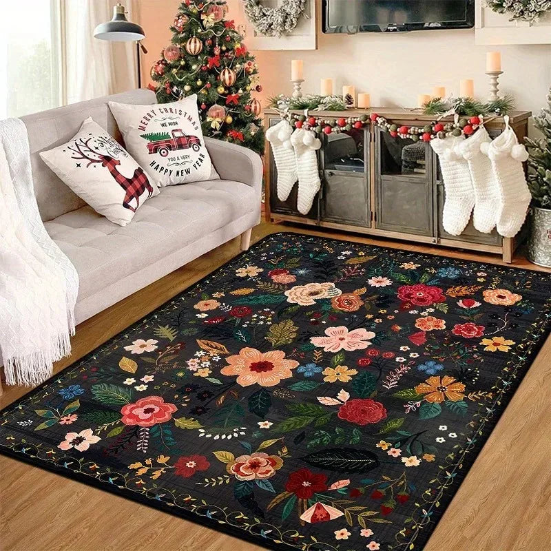 Navak Carpet 1PC Milu Deer Pattern Kitchen Rugs Non-Slip Home Door Mats Pop design Bathroom Rugs Bath Mat Carpet for Home Sink Laundry Decor