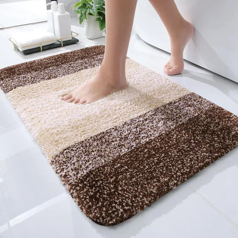 Navak Carpet Kitinjoy Bathroom Rug Mat extra Soft Absorbent Microfiber Bath Mat Non-Slip Plush Shaggy Machine Wash Carpet Bathroom Floor Rugs