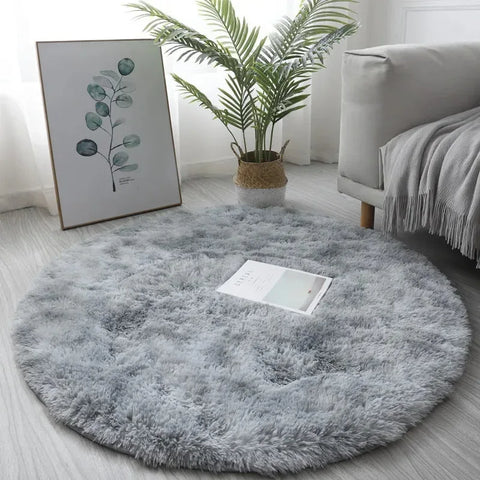 Navak Carpet Exclusive Picks Cute Non-slip round Soft Shaggy Rug Modern round Rugs for Kids Bedroom Fluffy Shaggy round Rugs for Baby Room