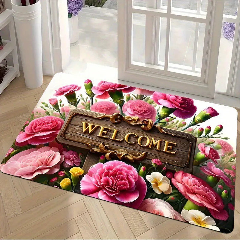 Navak Carpet Europe Modern Style Welcome Carpet Living Room Sofa Bedroom Bedside Study Entrance Door Rug Non-slip Fashion Home Decor Mat