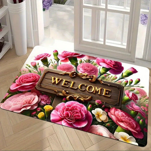Navak Carpet Europe Modern Style Welcome Carpet Living Room Sofa Bedroom Bedside Study Entrance Door Rug Non-slip Fashion Home Decor Mat
