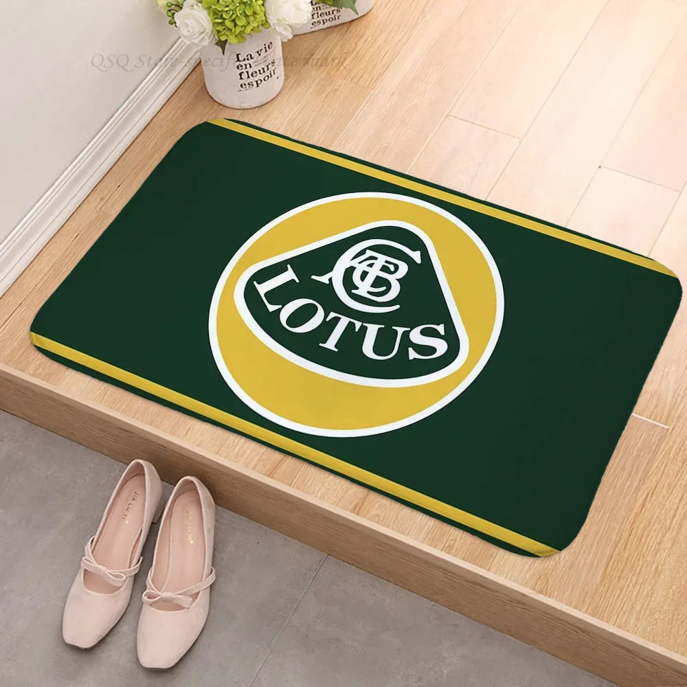 Navak Carpet 1pc Lotus Caterhams Racing Team Car Floor Mat Floor Mat Anti-Slip Kitchen Bedroom Handmade Tufted Rug Carpet Living Room