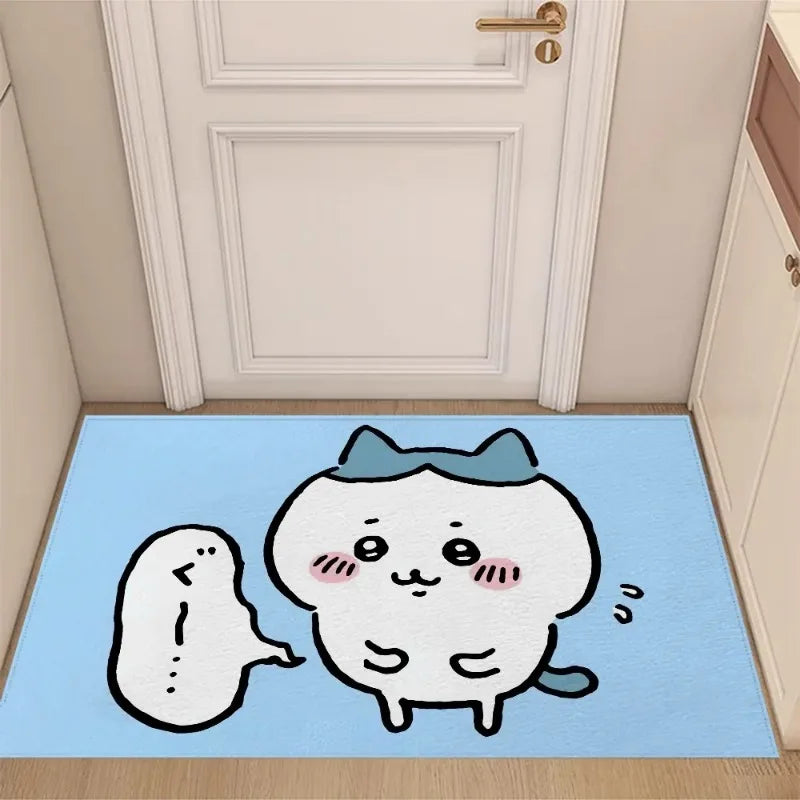 Navak Carpet Daily Picks Disney Chiikawa Floor Door Mat Living Bedrooom Bathroom Entrance Carpet Cute Girl Child House Home Decor Non-slip Rug