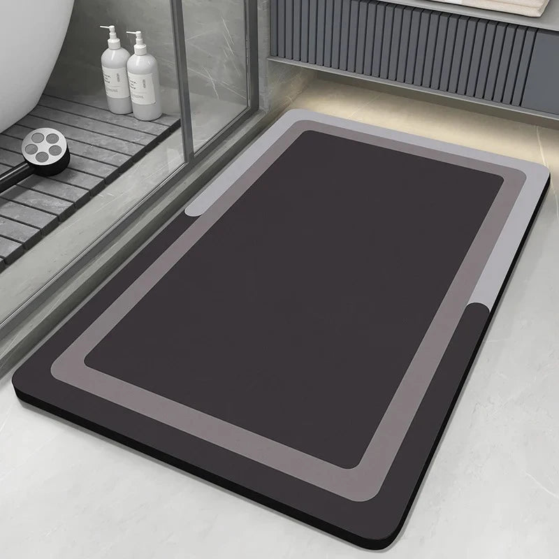 Navak Carpet Super Absorbent Bathroom Rug Bath Mat Floor Foot Mats Quick Dry Non-Slip Shower Pad Toilet Carpet Washable