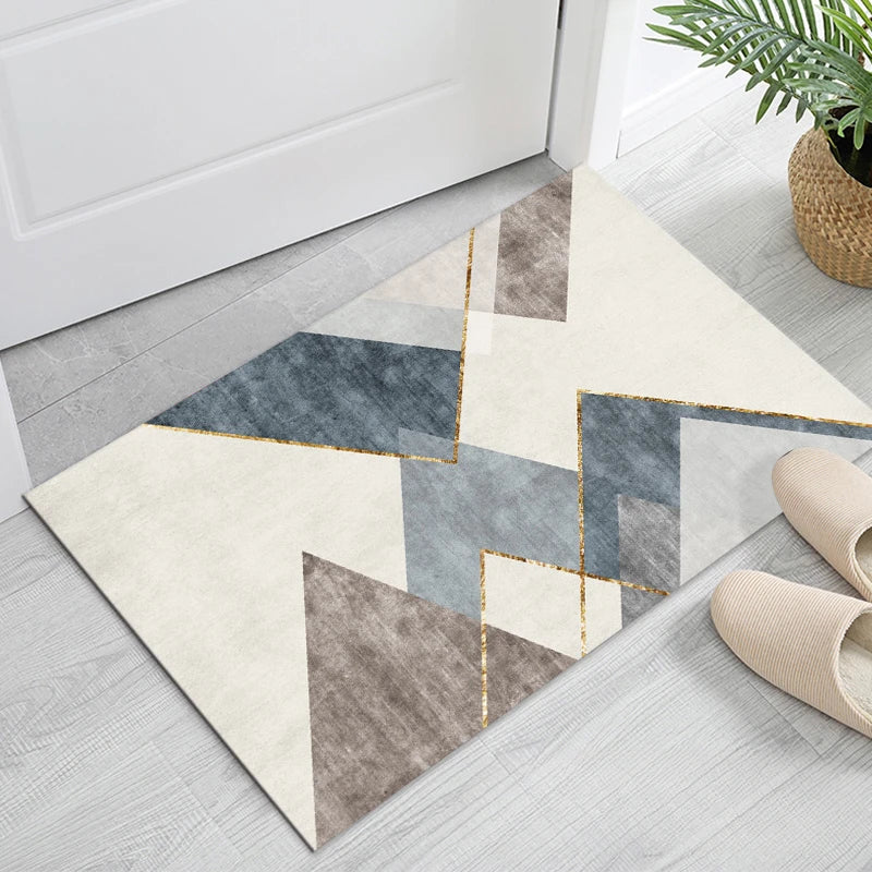 Navak Carpet Traditional Chinese Style  Diatom Mud Entrance Door Mat Antislip Home Outdoor Kitchen Rug Hallway Bathroom Porch Floor Carpet