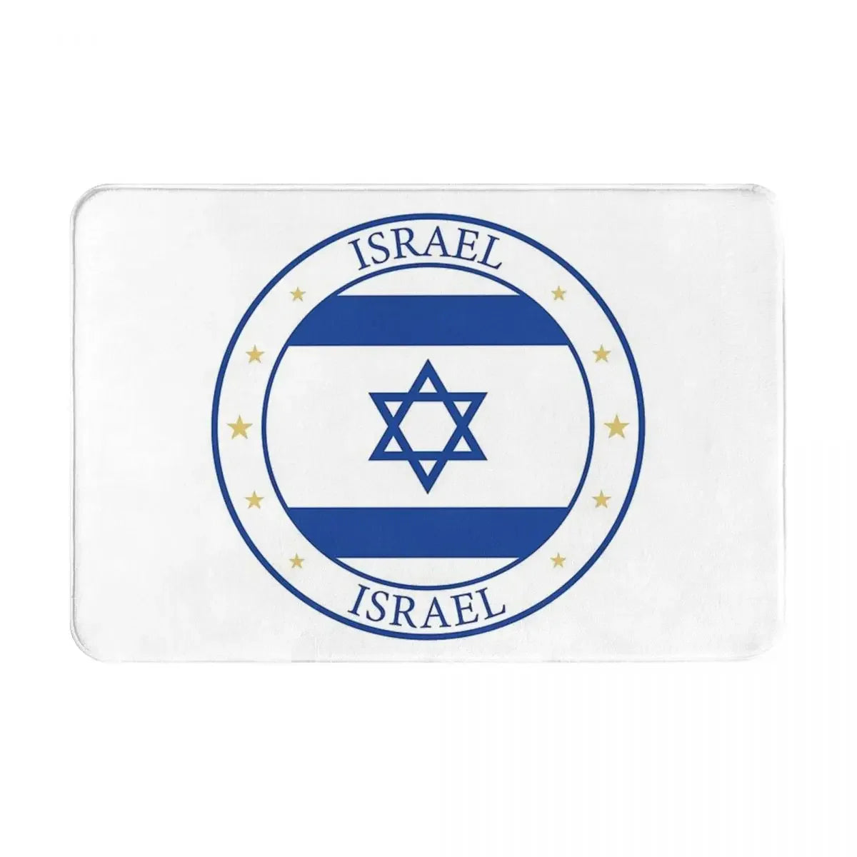 Navak Carpet Israel Flag Anti-slip Doormat Floor Mat Sand Scraping Carpet Rug for Kitchen Entrance Home Bathroom Living room Footpad Mats