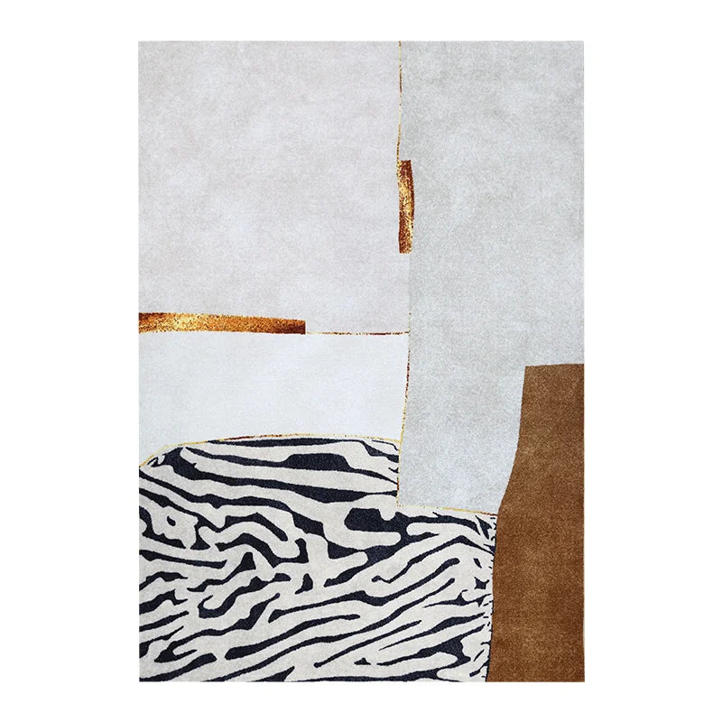 Navak Carpet Light Luxury Carpets for Living Room Modern Style Bedroom Decor Plush Carpet Fluffy Soft Leopard Print Rug Home Non-slip Mat
