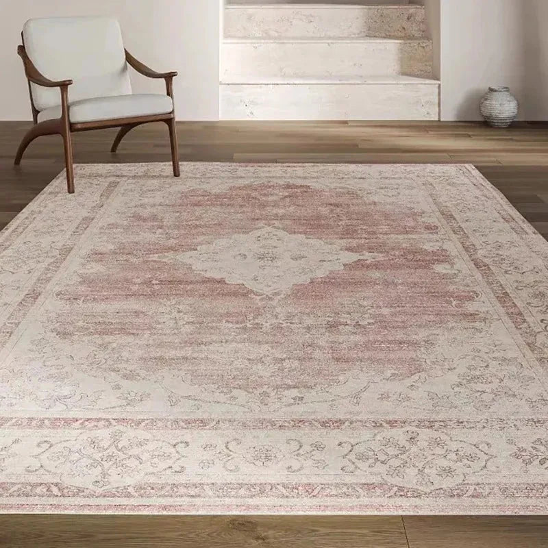 Navak Carpet MBG23Exclusive Picks Bohemian Faux Wool Rug - Ultra-Thin, Stain-Resistant,Non-Slip Carpet for Study Room & Living Room,Soft Floor Mat4Fb&