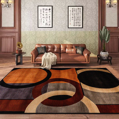 Navak Carpet Classic Style Decoration Home Retro Carpets Living Room Soft Non-slip Mat for Kids Machine Washable Large Room Rugs Foldable