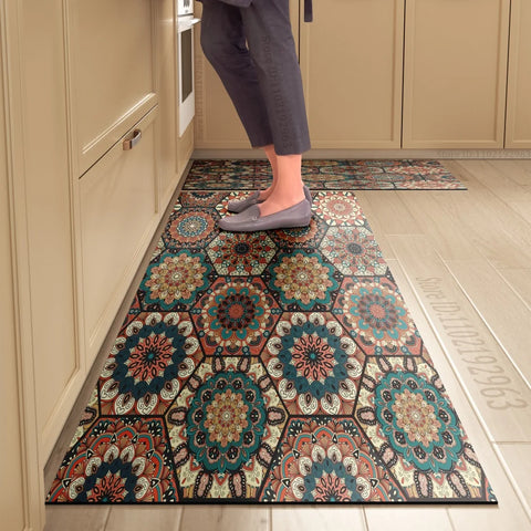 Navak Carpet Non-slip Kitchen Mat Long Rugs Crystal Velvet Carpet for Living Room Absorbent Foot Mats Bedroom Doormat Alfombra Small Rugs
