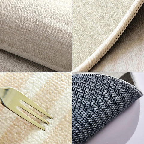Navak Carpet Large Area Carpet For Living Room Bedroom Floor Mats Retro Blue Striped Loop Pile TPR Rug Sofa Coffee Table Foot Mat 카페트 거실 대형